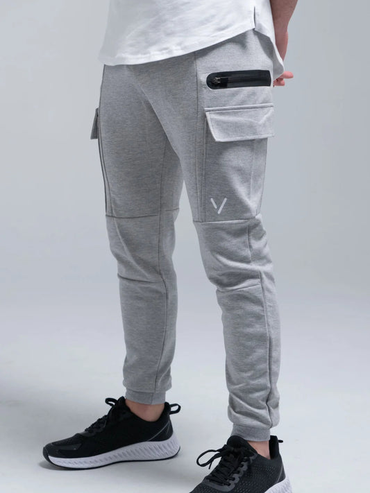 CARGO TRACK PANTS - LIGHT GREY image 3