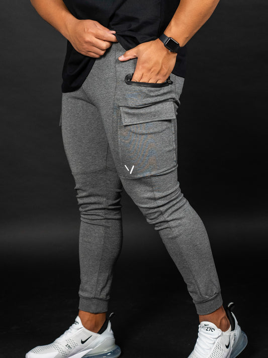 CARGO TRACK PANTS - DARK GREY image 0