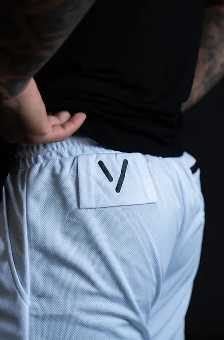 2 IN 1 SHORTS - WHITE